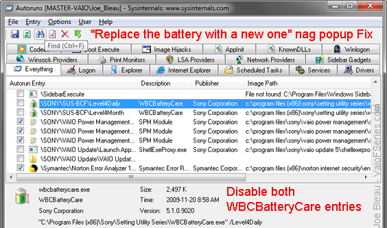 Sony Vaio Battery Replacement Program