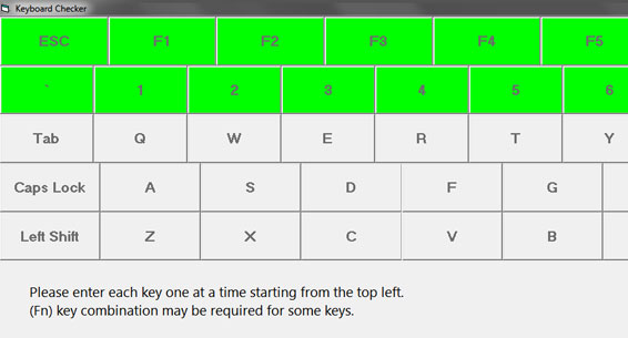 Vaio F Series Keyboard Checker